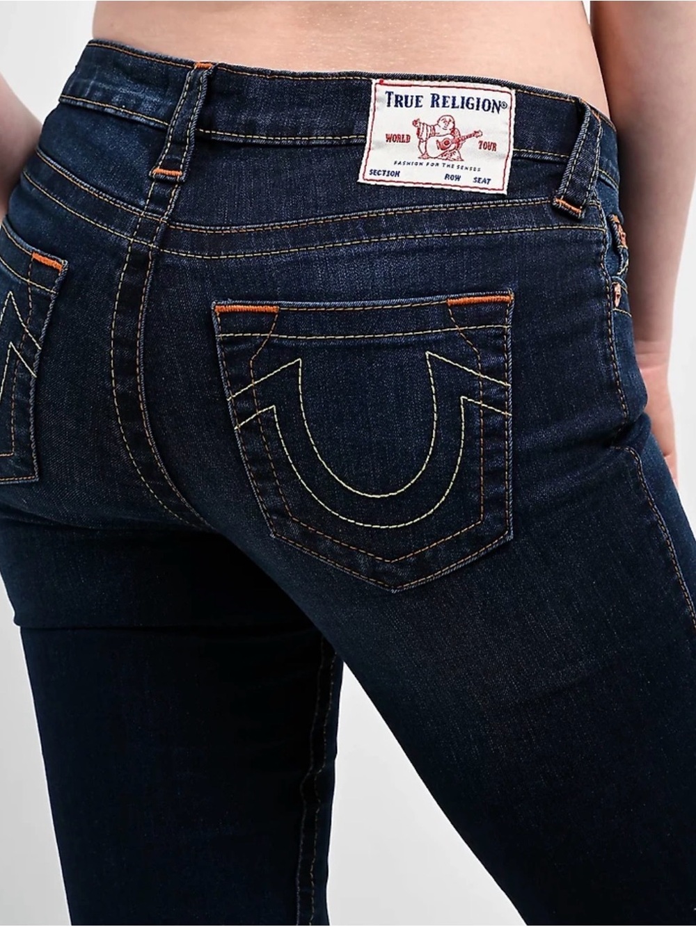 True Religion Becca Mid Rise Bootcut Jeans Indigo Size 25 - Picture 3 of 16